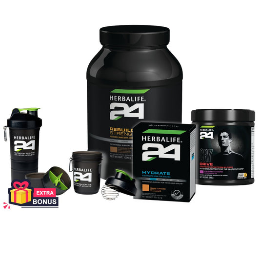 Herbalife FitHero SPORT PACK - CR7 Drive 540G, Rebuild Strength, Hydrate Orange