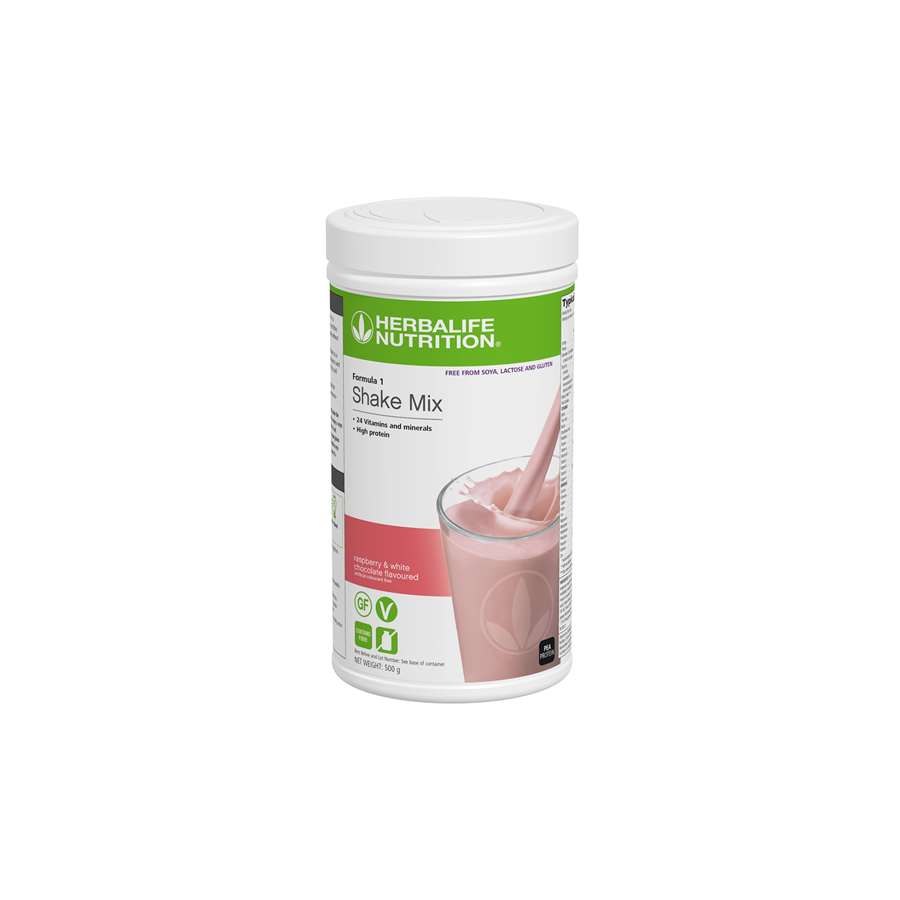 Formula 1 Free From Raspberry and White Chocolate Flavoured raspberry & white chocolate 500 g