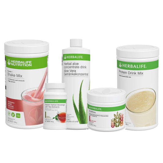 The Herbalife FitHero PACK – Shake, Tea, Aloe, Multifibre, Protein Drink Mix