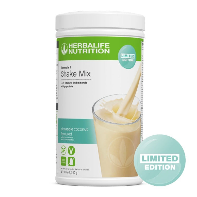 F1 Shake Mix Pineapple Coconut Flavoured 550g